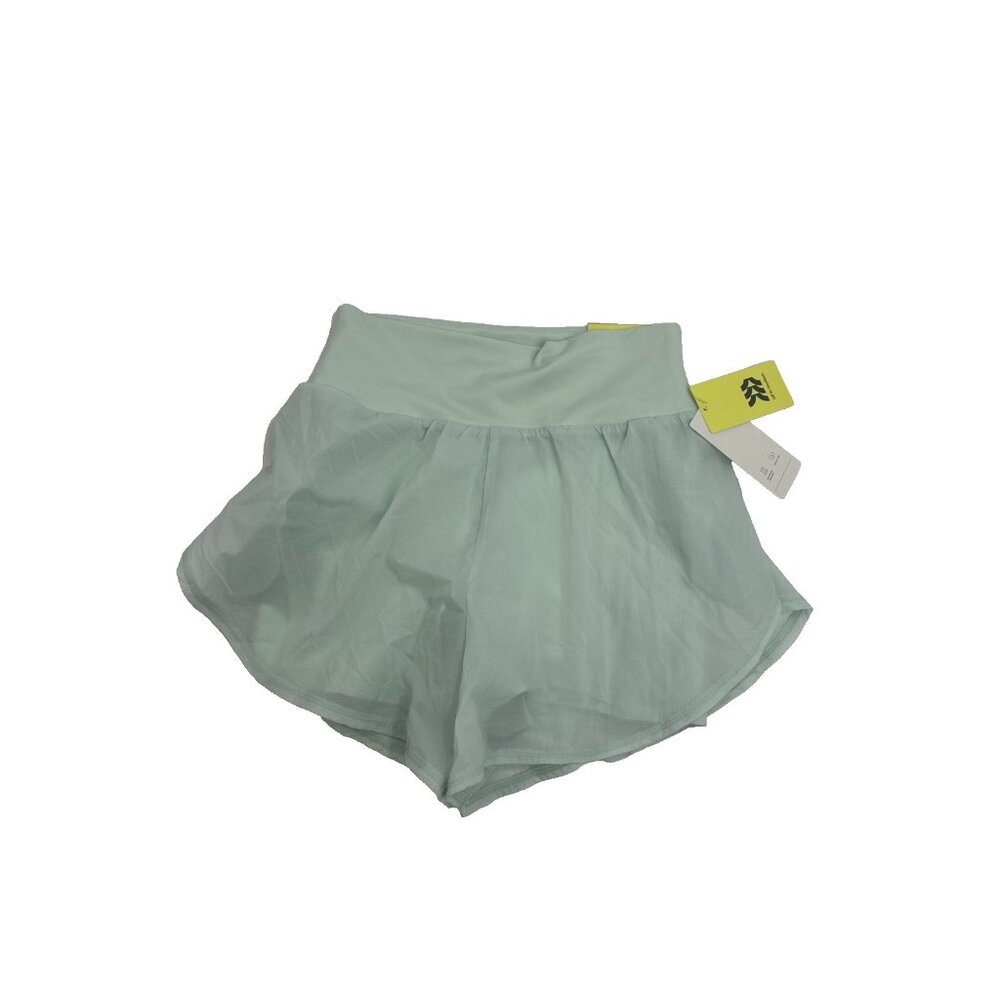 All In Motion Womens XS Mint Green Athletic Running Shorts Activewear